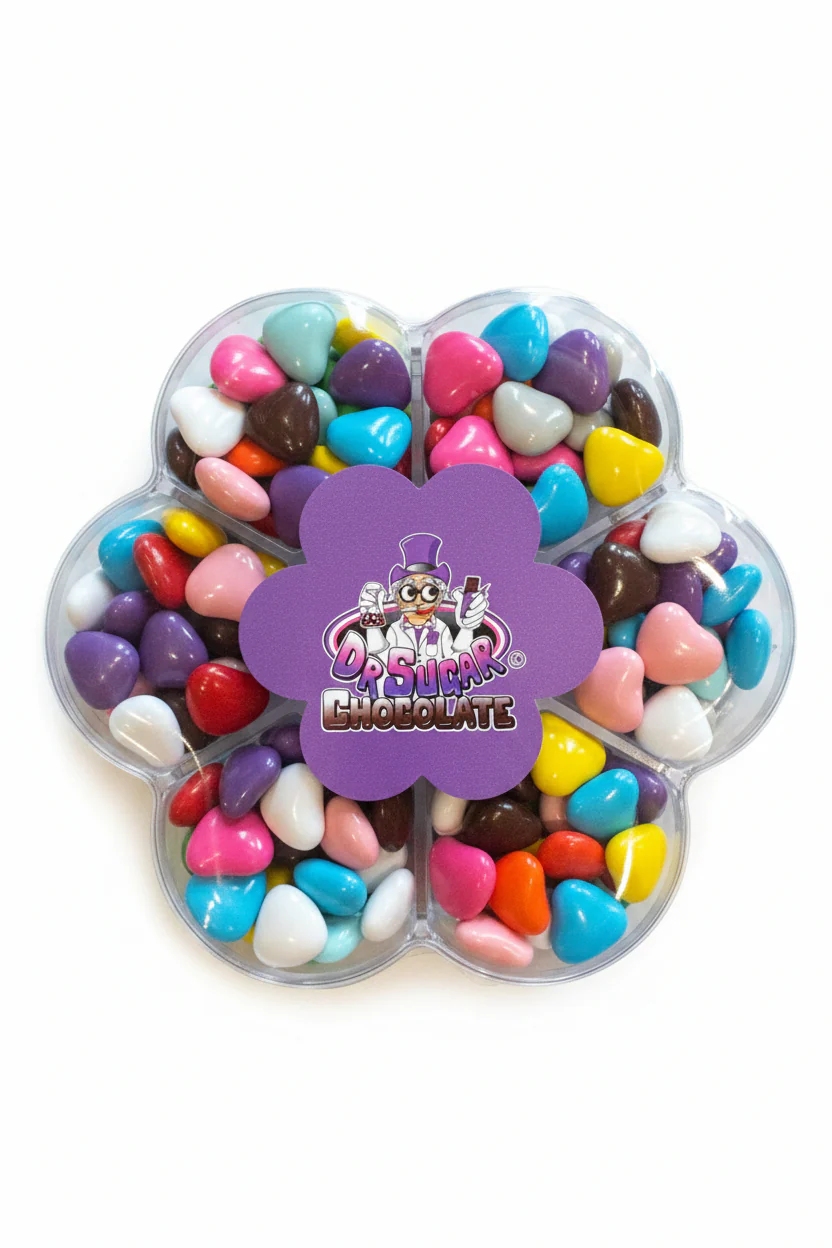120g CHOCOLATE BEANS HEART-FLOWER