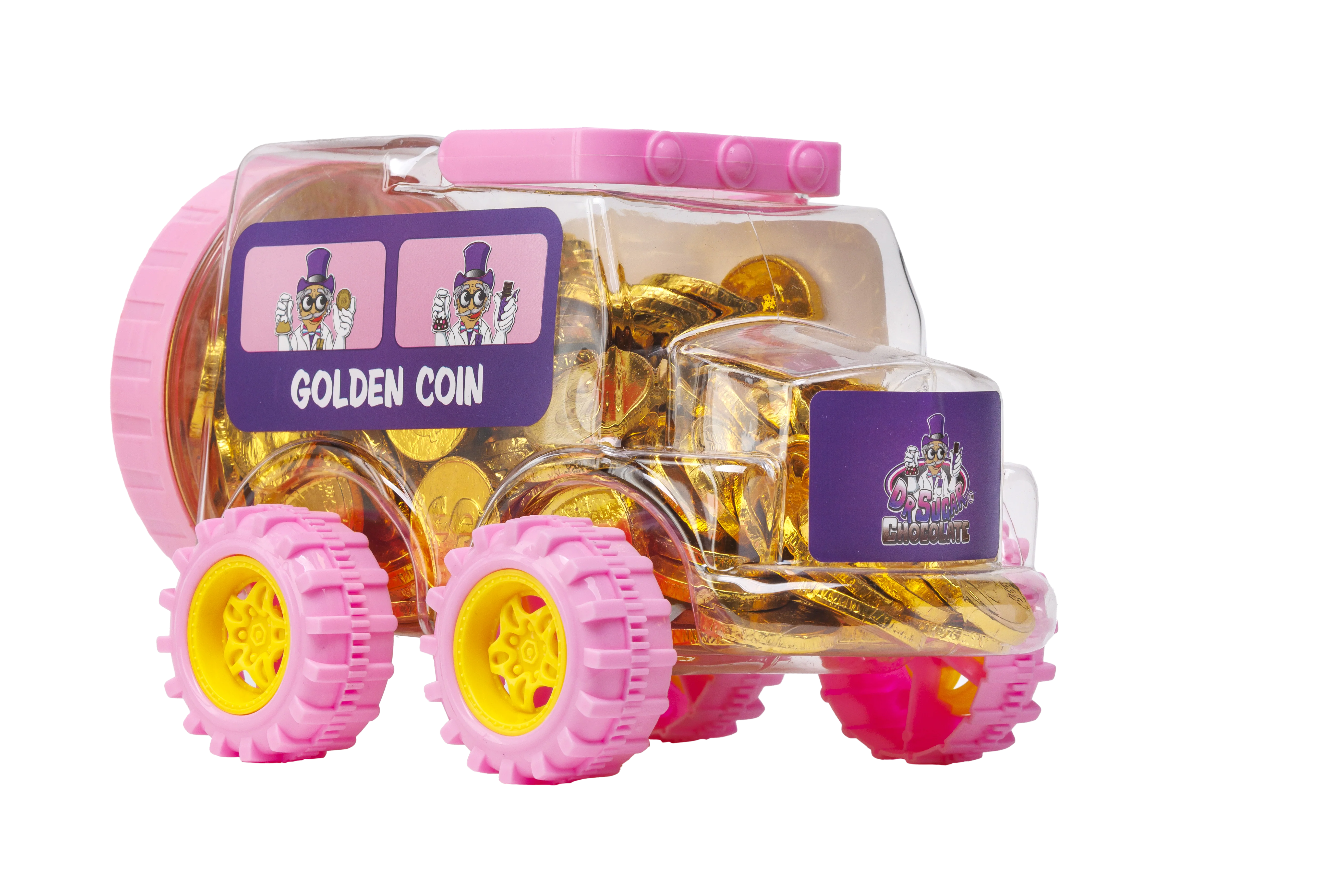 600g COIN CHOCOLATE-TRUCK