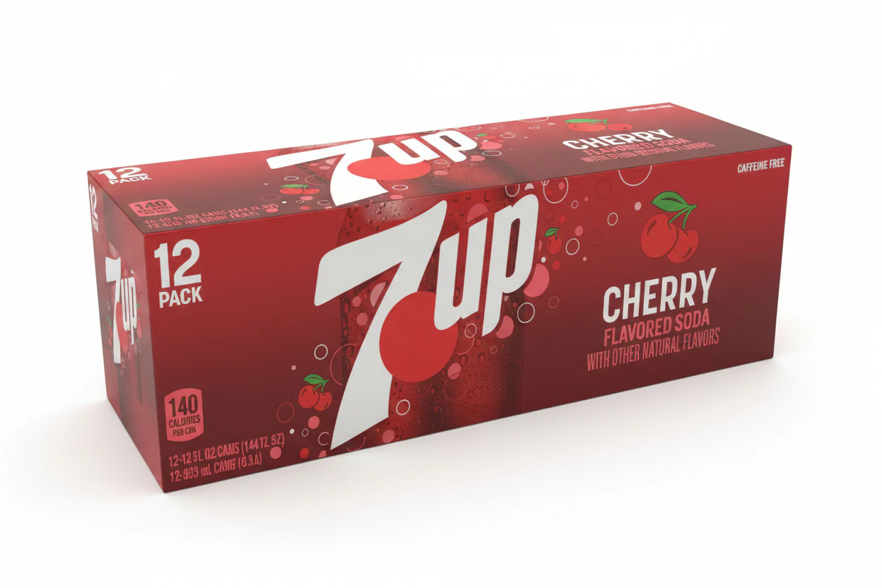 7UP Cherry Can 355ml - Image 2