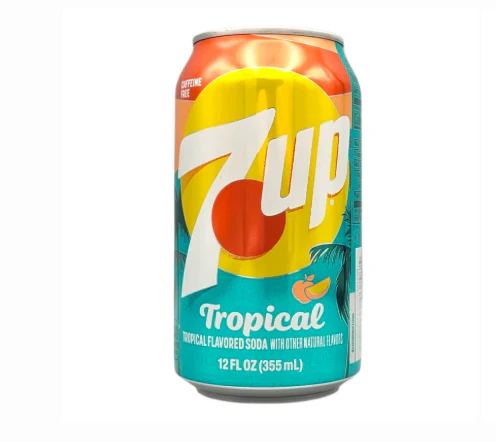 US 7UP Tropical Can 355ml