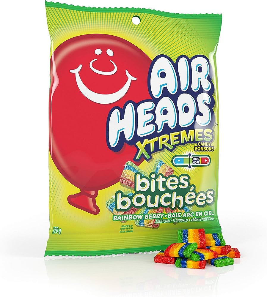 Airheads Xtremes Sourful Rainbow Berry Bag 170g