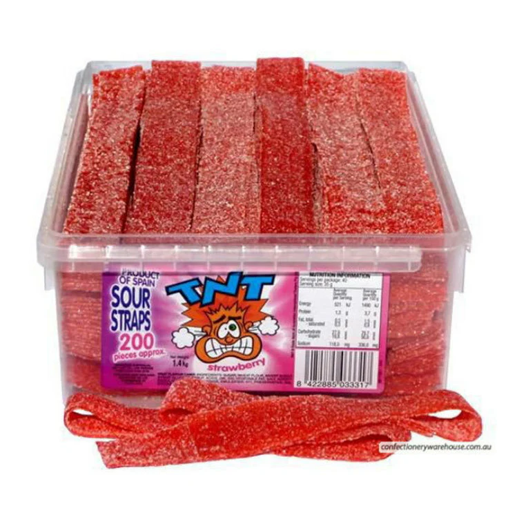 AIT TNT Sour Straps Strawberry - Image 2