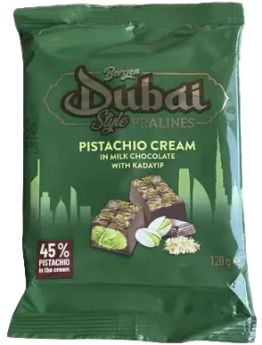 Bergen Dubai Pralines Pistachio Cream 120g