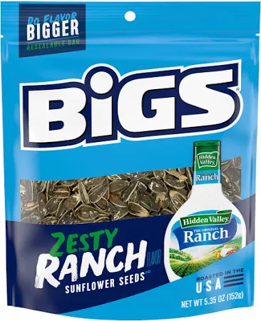 US BIGS Zesty Ranch Sunflower Seeds 152g