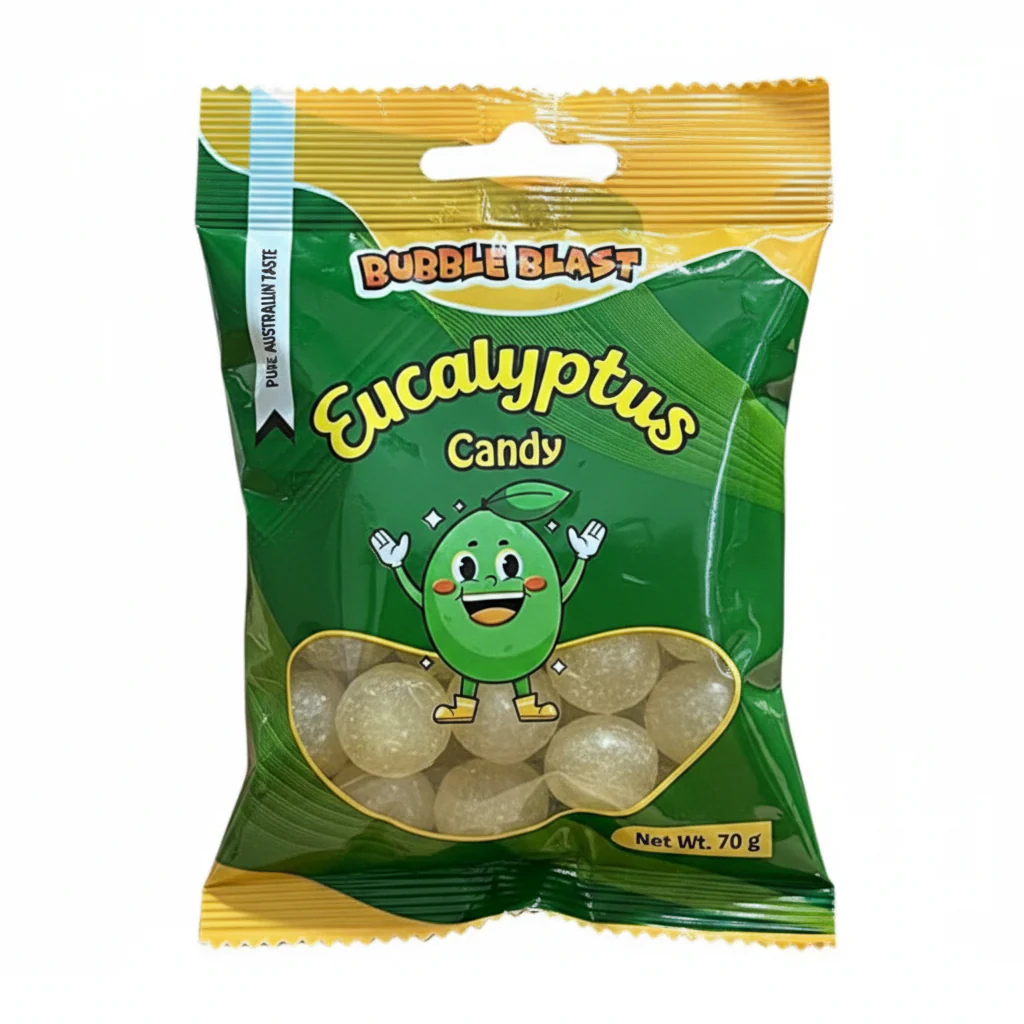 Bubble Blast Eucalyptus Candy 70g