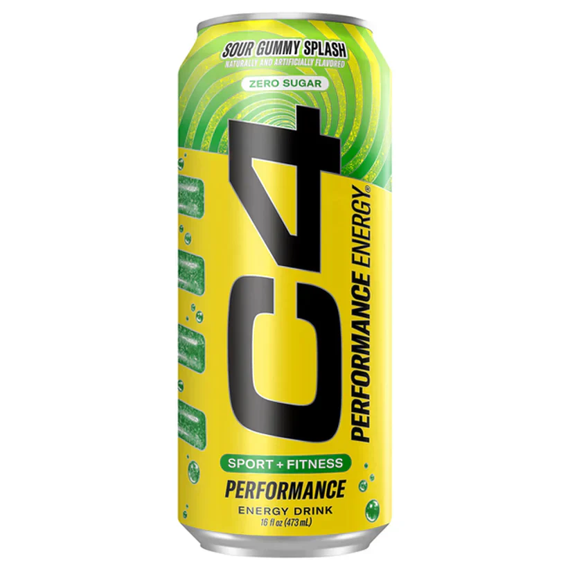C4 Sour Gummy Splash Sport Fitness 473ml