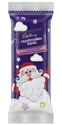 Cadbury Christmas Chocolate Marshmallow Santa 35g