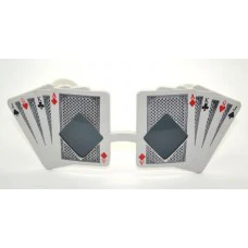 Black and White Poker Glasses