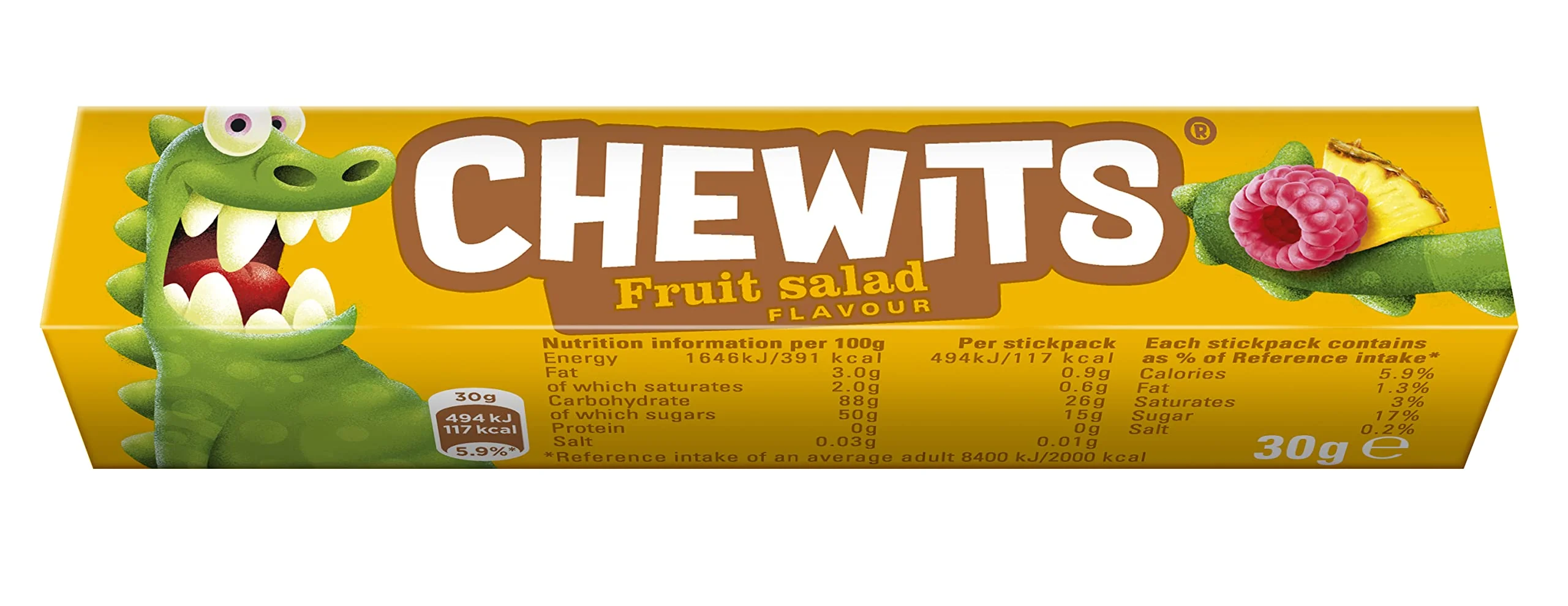 CHEWITS FRUIT SALAD 34G