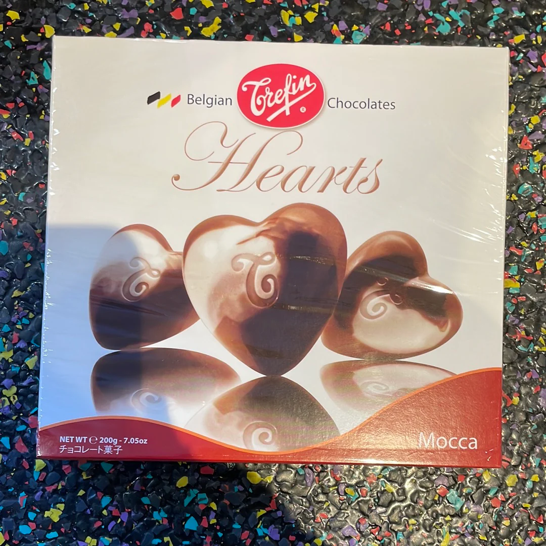Choc. Hearts w/Coffee Cream Milk 200g