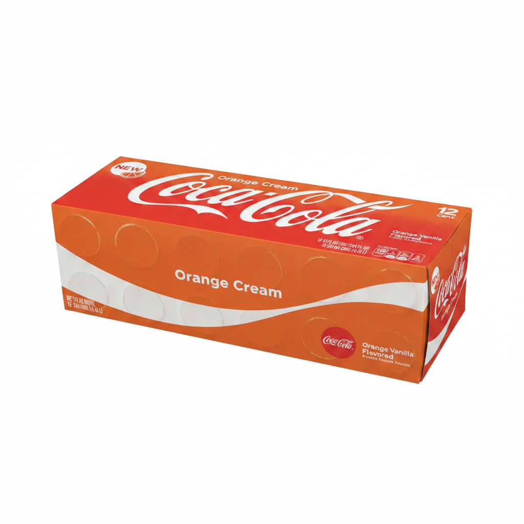 US Coca Cola Orange Cream Can 355ml - Image 2