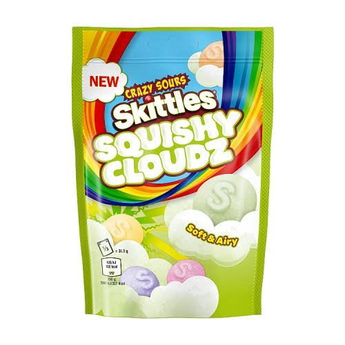 Skiittles Fruit Squishy Crazy Sour Clouds 94g