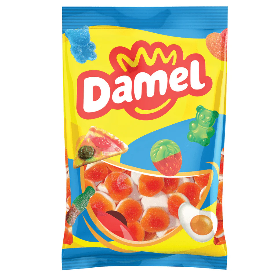 Damel Jelly Filled Peaches 1kg