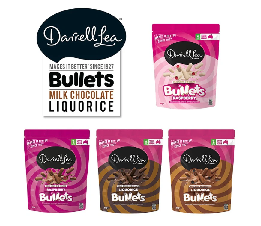 Darrell Lea Bullets Showbag