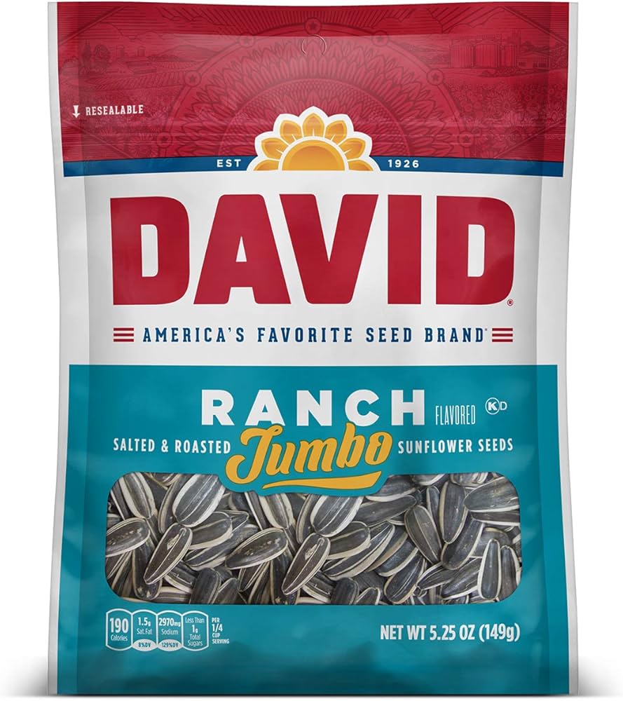 David Sunflower Seeds Ranch Jumbo 149g
