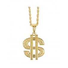 Dollar Necklace Gold