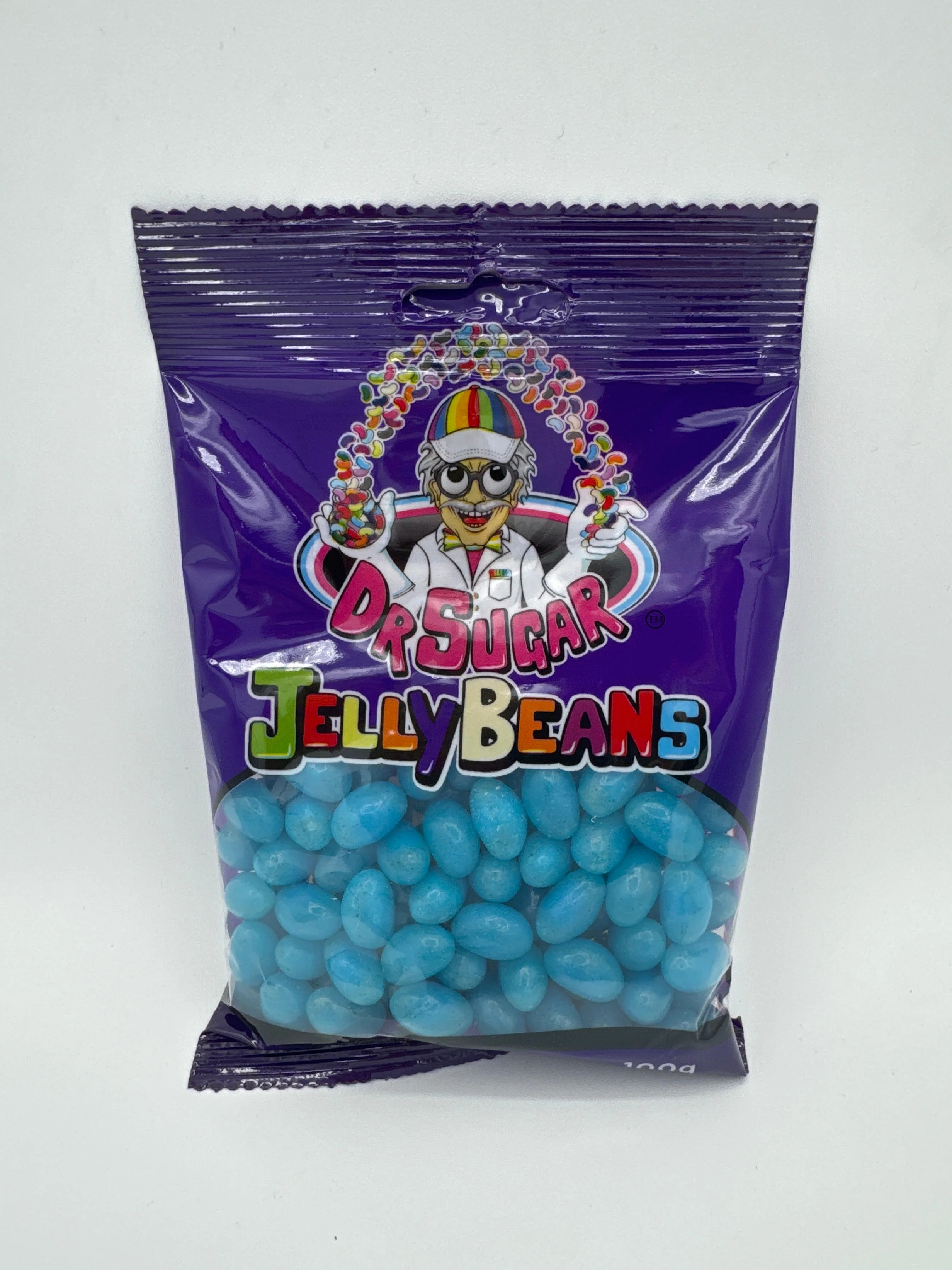 Dr Sugar - Sour Mini Jelly Beans Blueberry 100g