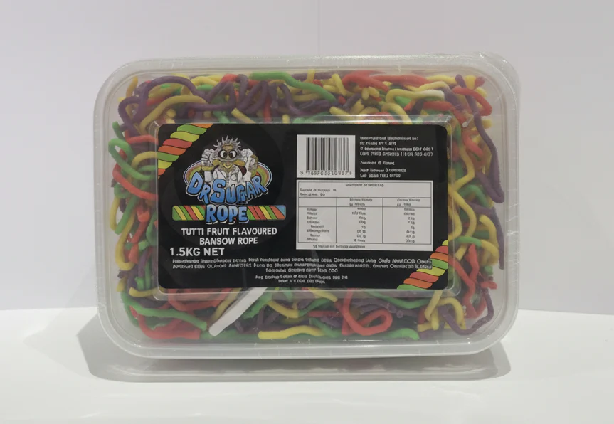 Dr Sugar Tutti Frutti Rainbow Candy Rope 1.5kg