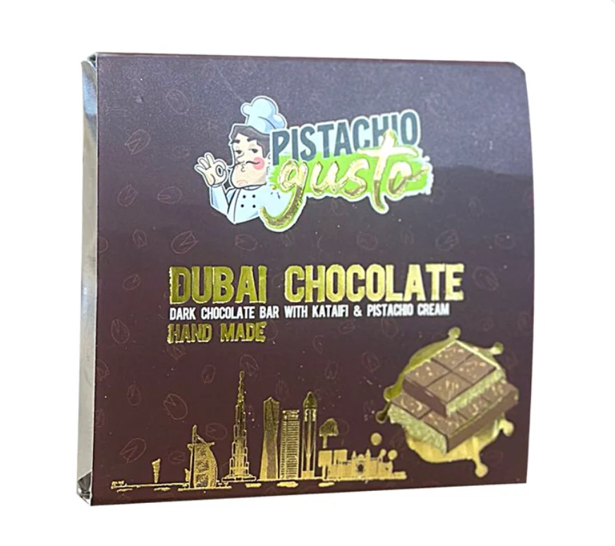 Dubai  Pistachio Gusto  Dark Chocolate 100g