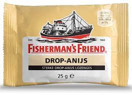 Dutch Fisherman's Friend - Drop-Anijs (Licorice Aniseed Lozenges) 25g