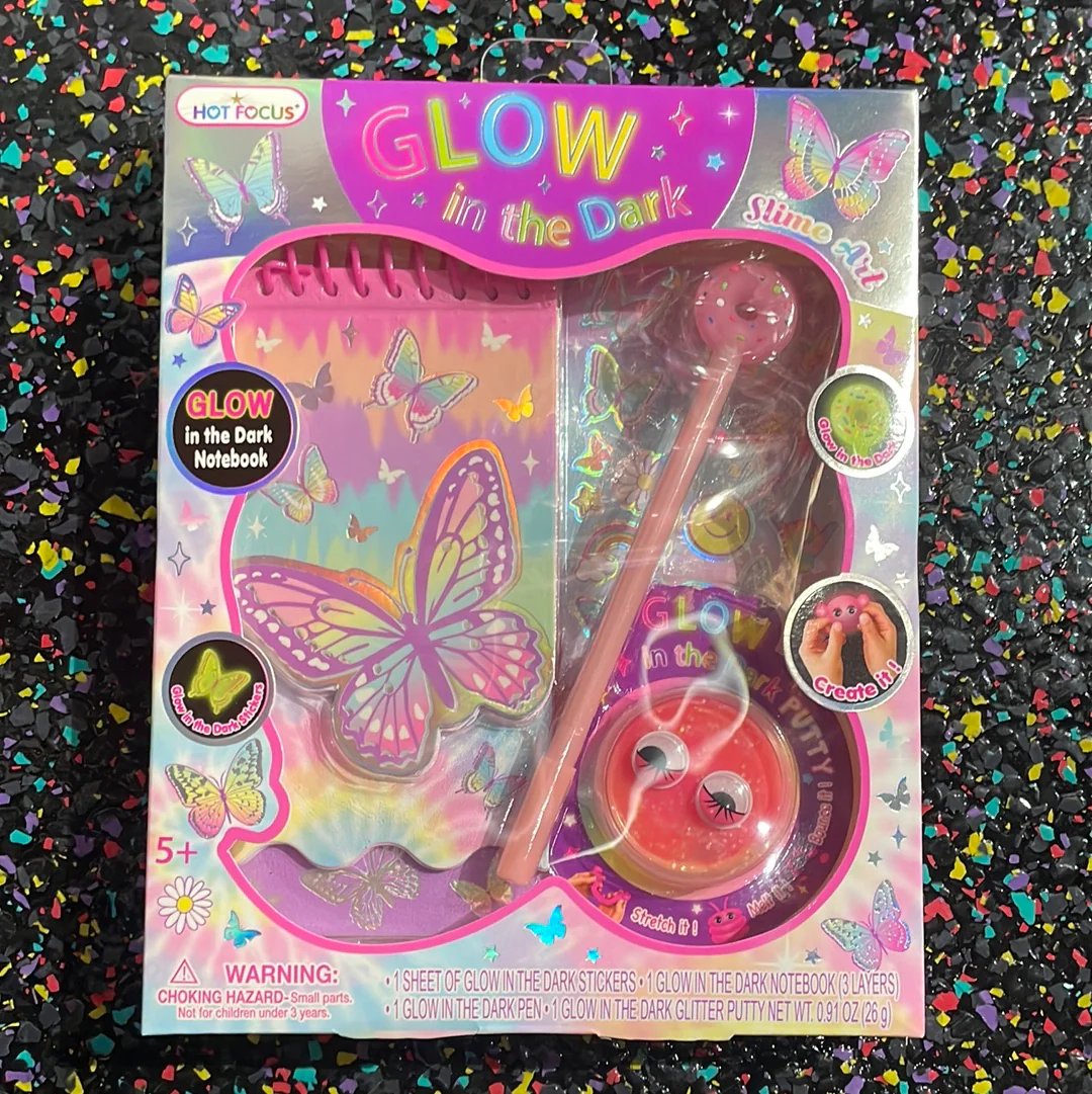 GLOW IN DARK FANCY ME SET UNICORN