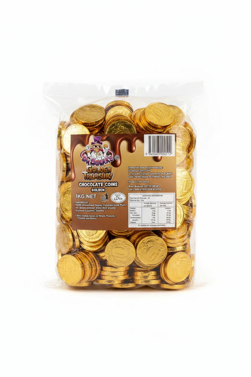 Dr Sugar - Gold Chocolate Coin 1kg