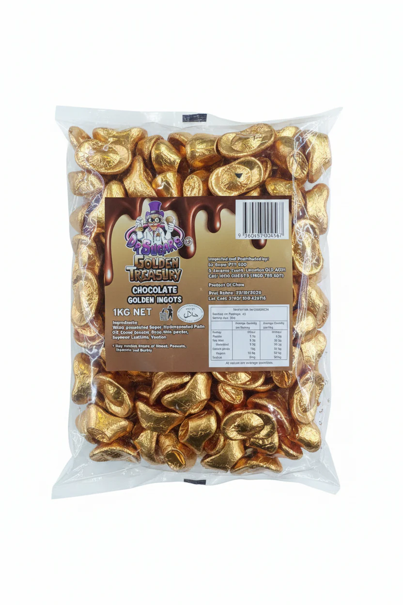 Dr Sugar - Gold Chocolate Ingot 1kg