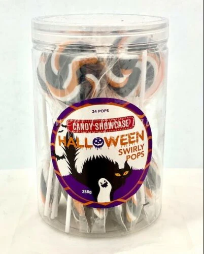 Halloween Swirl Pops 288g 24pk