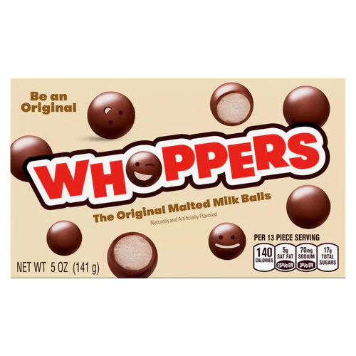 US Whoppers Chocolate Malted Milk  141g