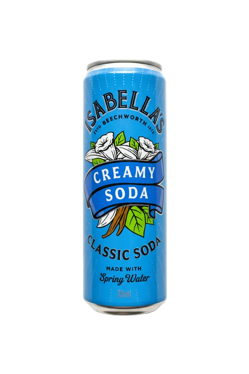 Isabella’s Classic Soda - Creamy Soda 355ml
