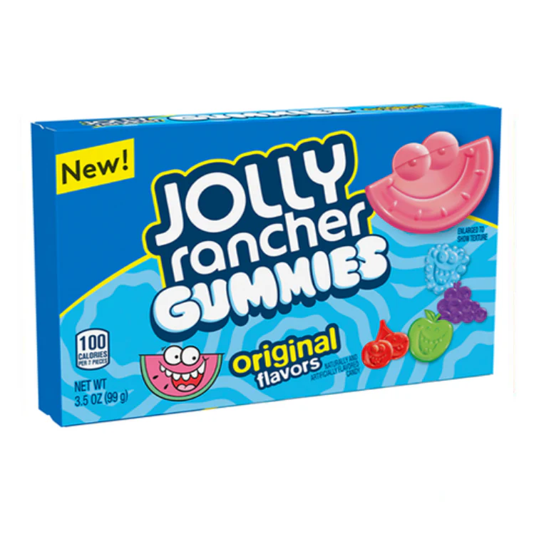 US Jolly Rancher Gummies Movie Box 99g