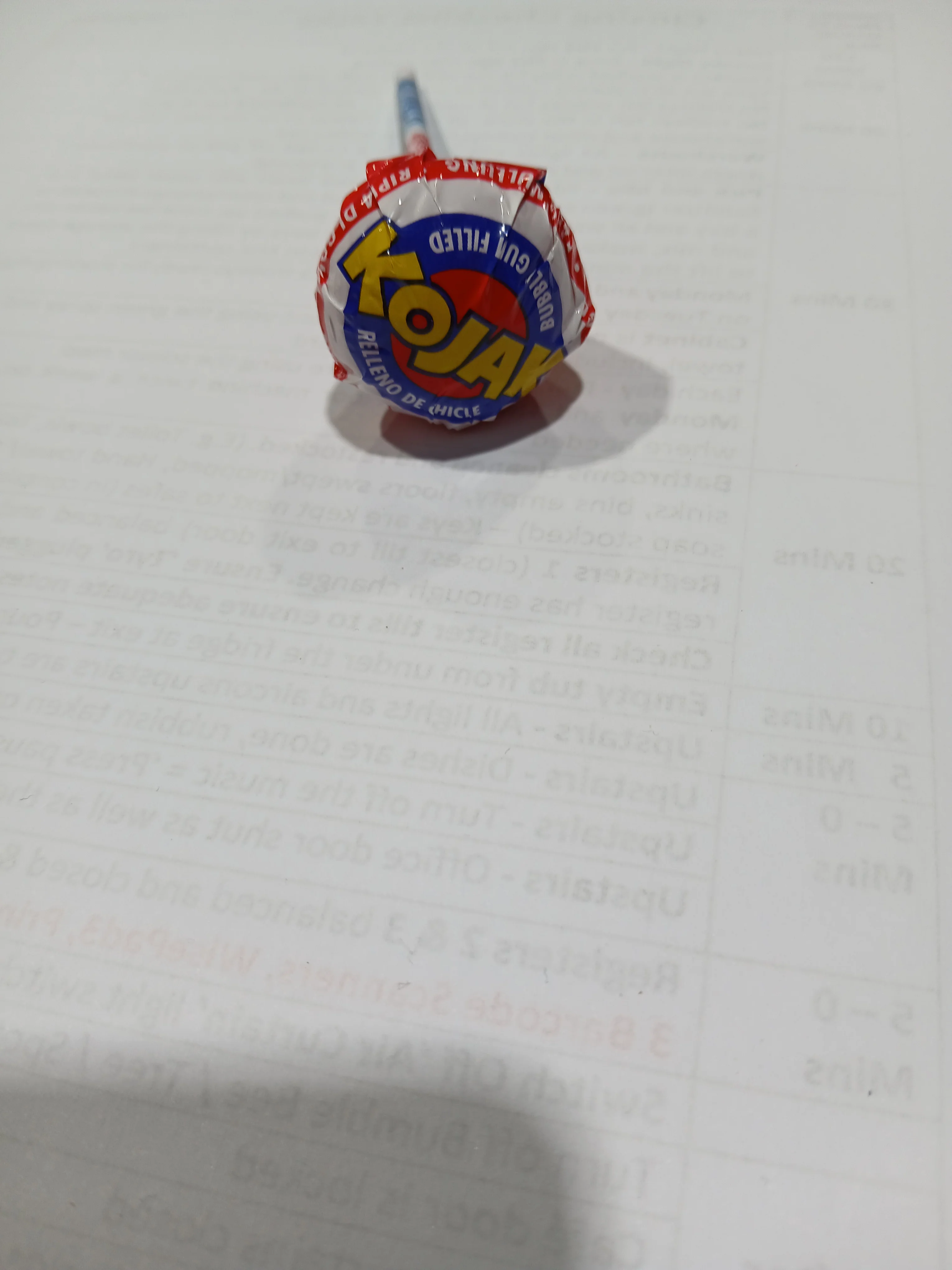 Kojak lollipops 15g