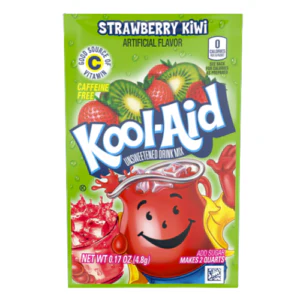 US Kool-Aid Straw Kiwi Drink Mix 4.8g