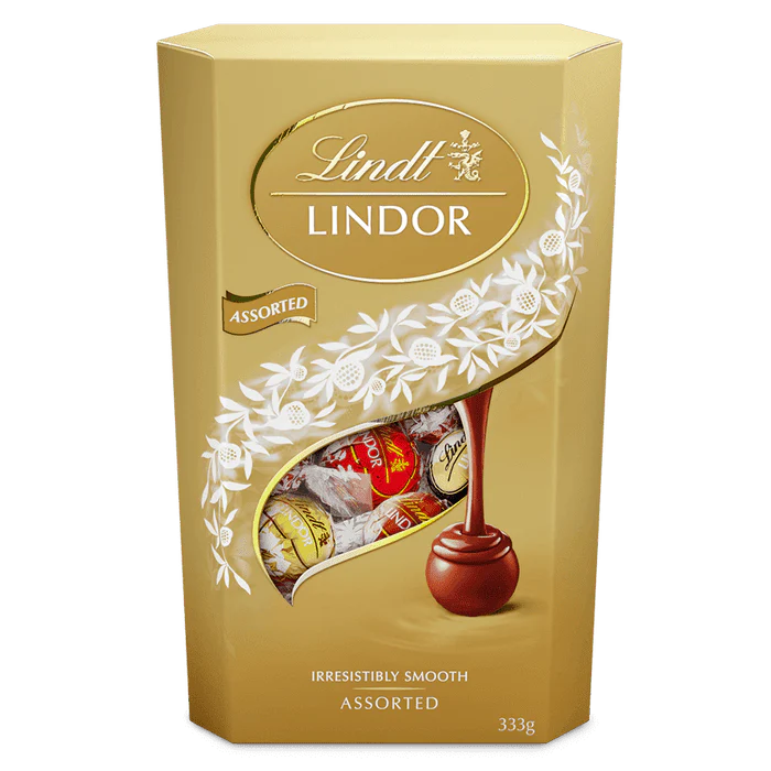 LINDOR ASSORTED CORNET 333G