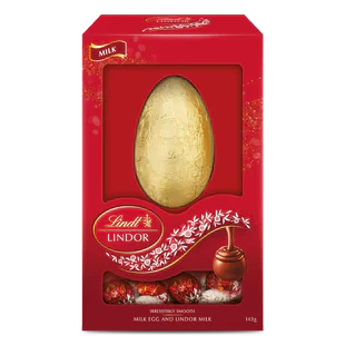 Lindt Milk Egg & Lindor Milk 143g