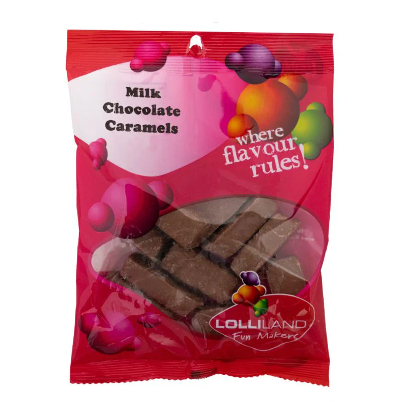 Lolliland Milk Choc Caramels 105g