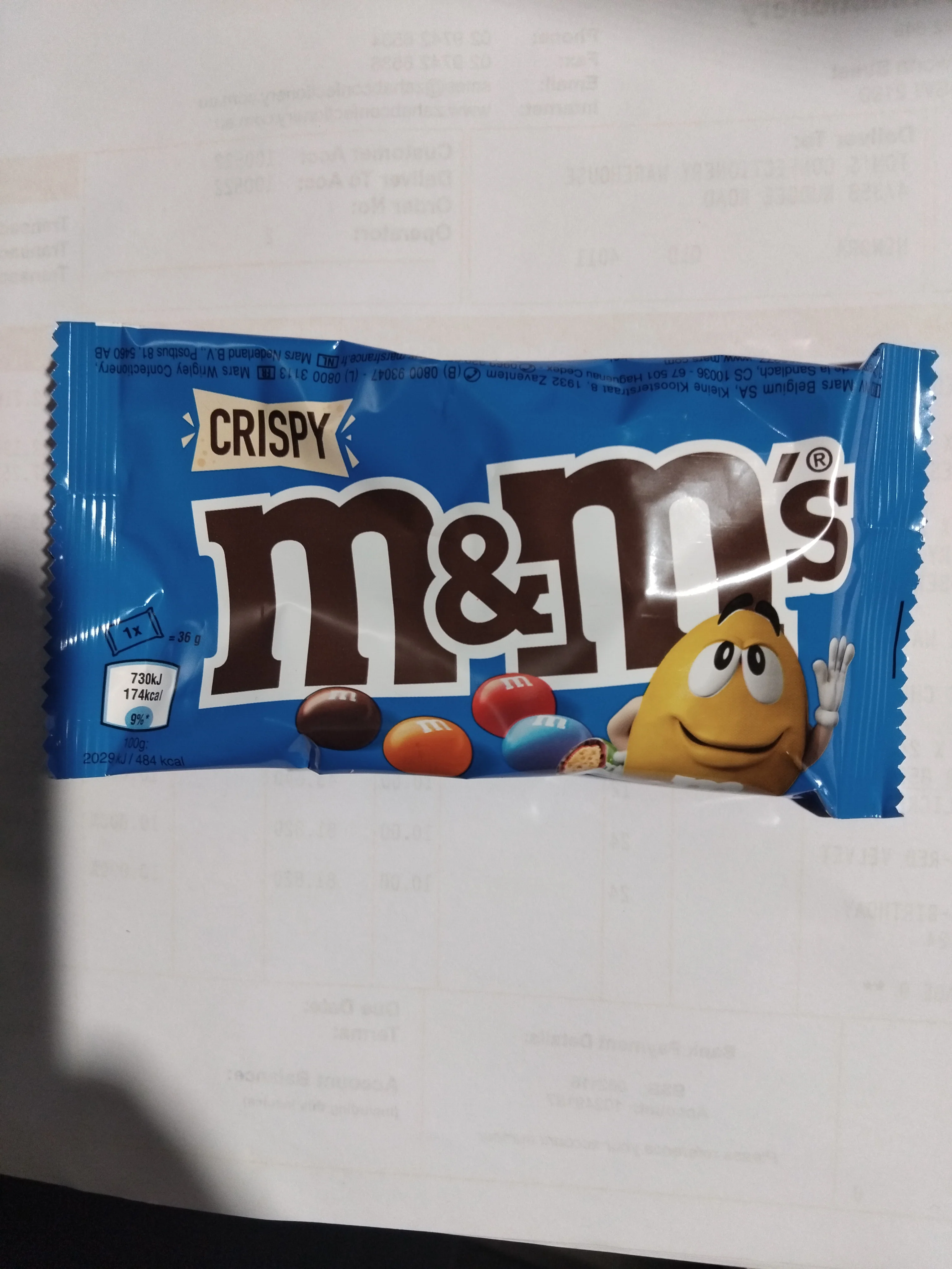 M&m crispy 36g