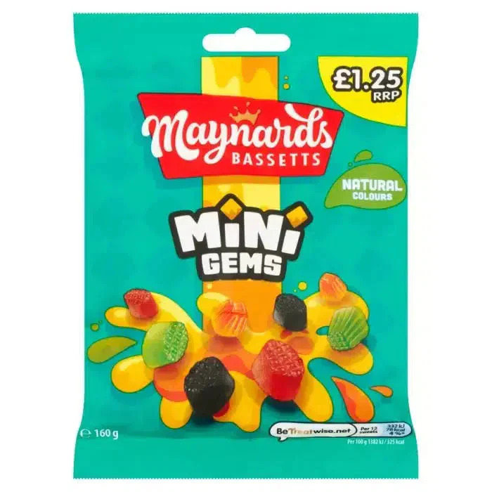 MAYNARD BASSETTS MINI GEMS PMP 130G