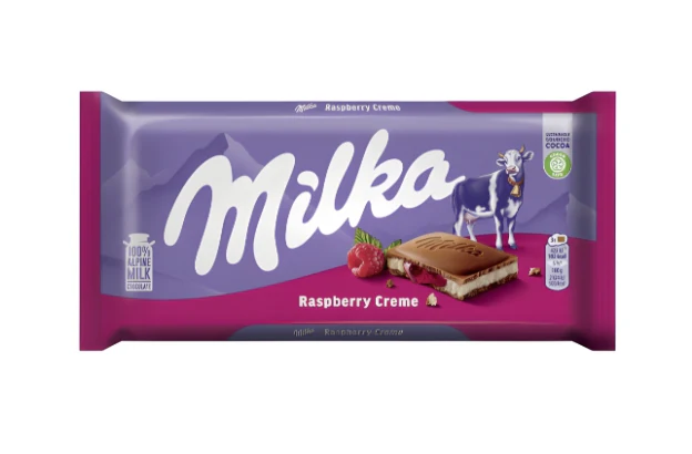 Milka Raspberry Cream 100g
