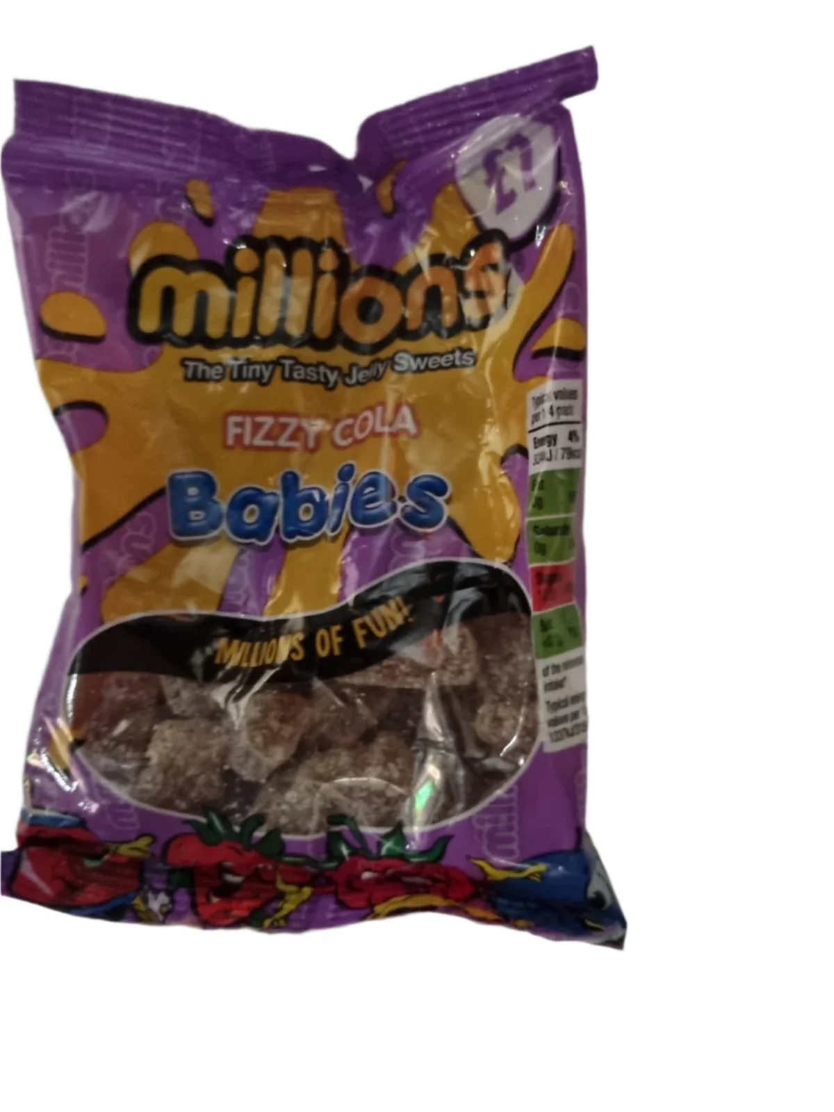 Millions Fizzy Cola Babies 120g