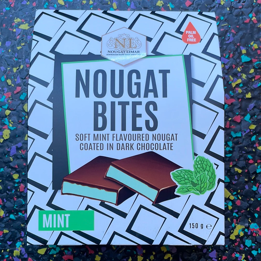 Nougat Limar Bites- Mint Dark Choc