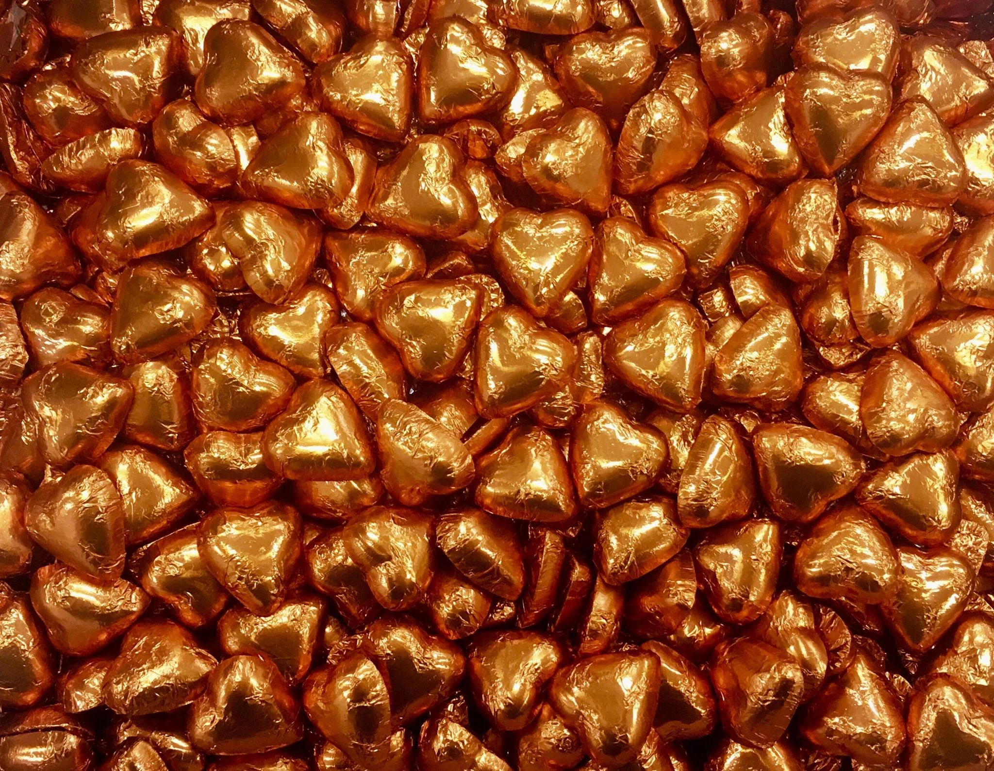 Pauls Chocolates Orange Milk Chocolate Hearts