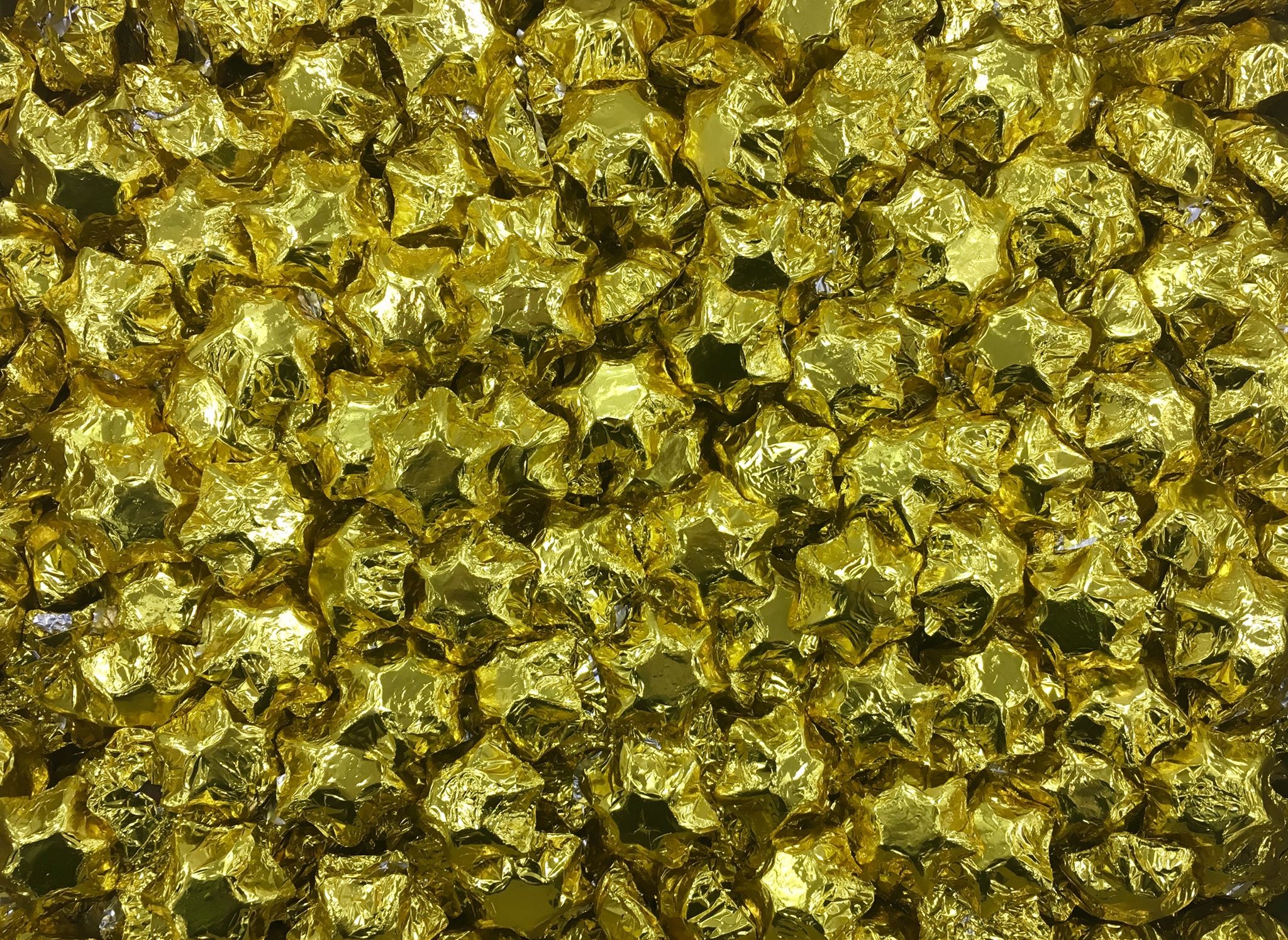 Pauls Chocolates Yellow Milk Chocolate Stars