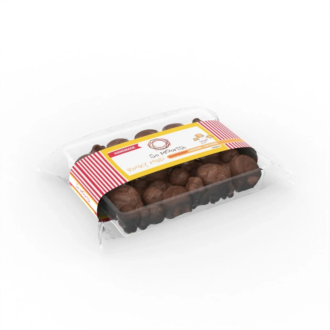 Popcorn / Raspberry  Rocky Road 250g