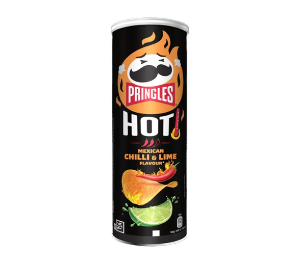 US Pringles HOT Mexican Chilli & Lime 160g