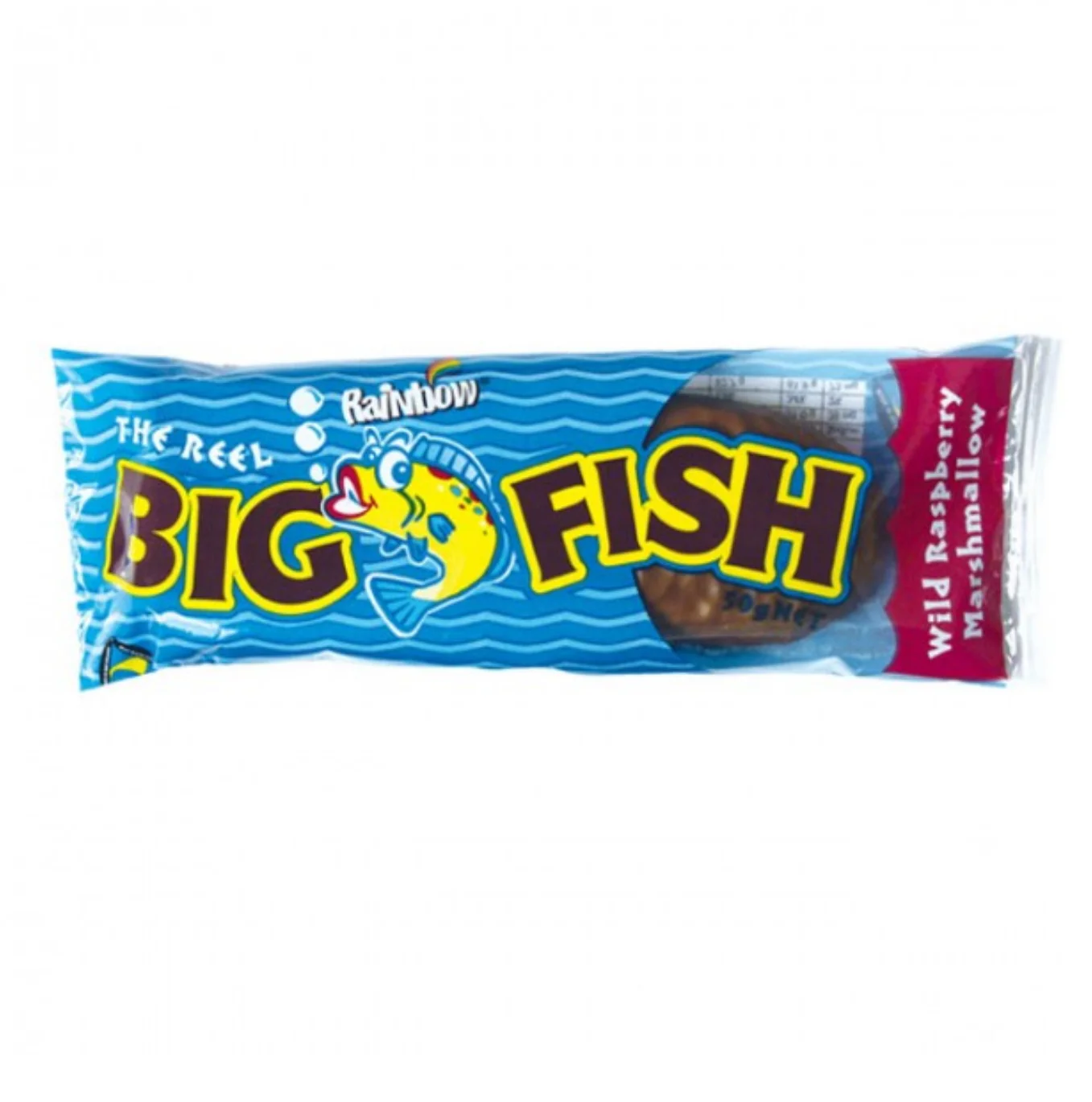 Rainbow Big Fish Chocolate Raspberry 50g