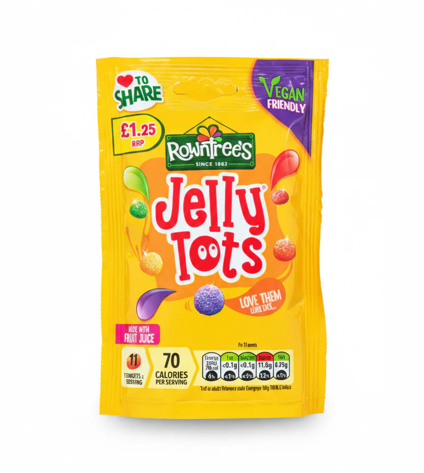 UK Rowntree's Jelly Tots Bag 120g