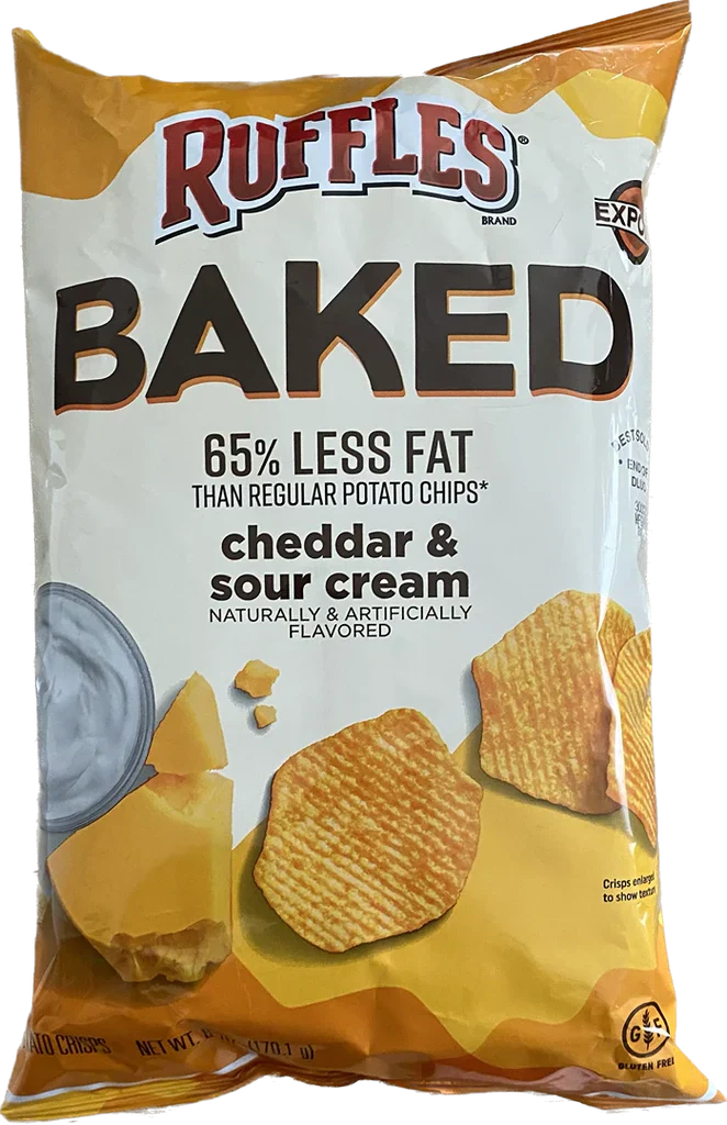 Ruffle Baked Sour Cream 170g