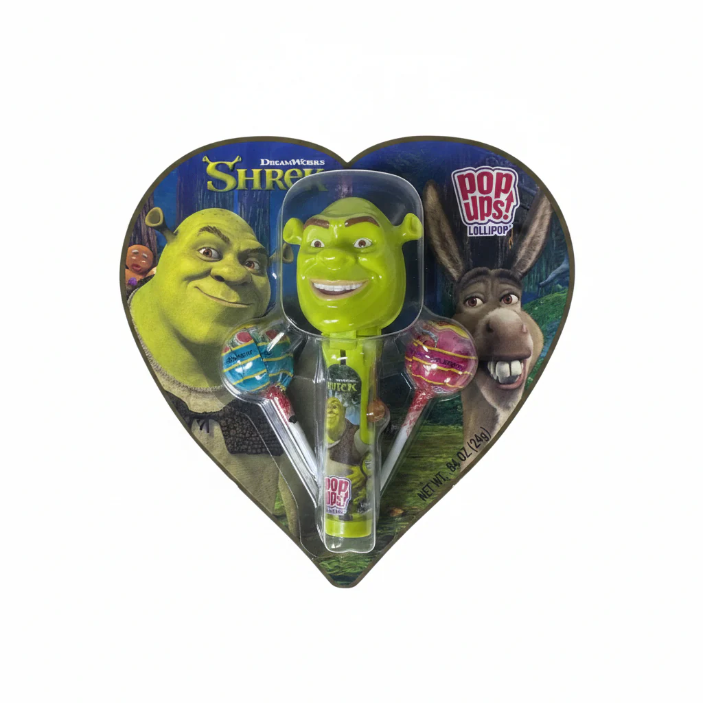 Shrek Pop Ups Lillopop Valentine Heart 24g - Image 2