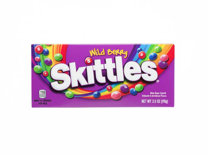 US Skittle Wild Berry Movie Theater Box 99g